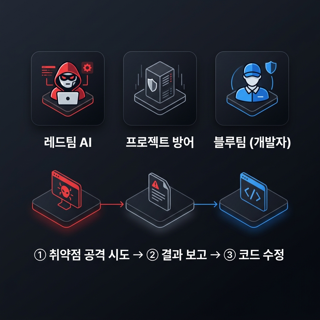 바이브 코딩 보안: 레드팀 AI 취약점 점검 흐름