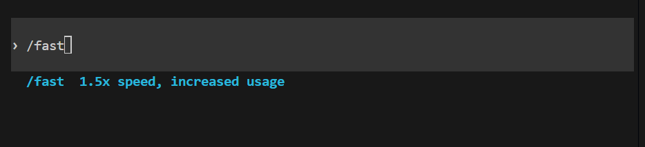 /fast 명령어