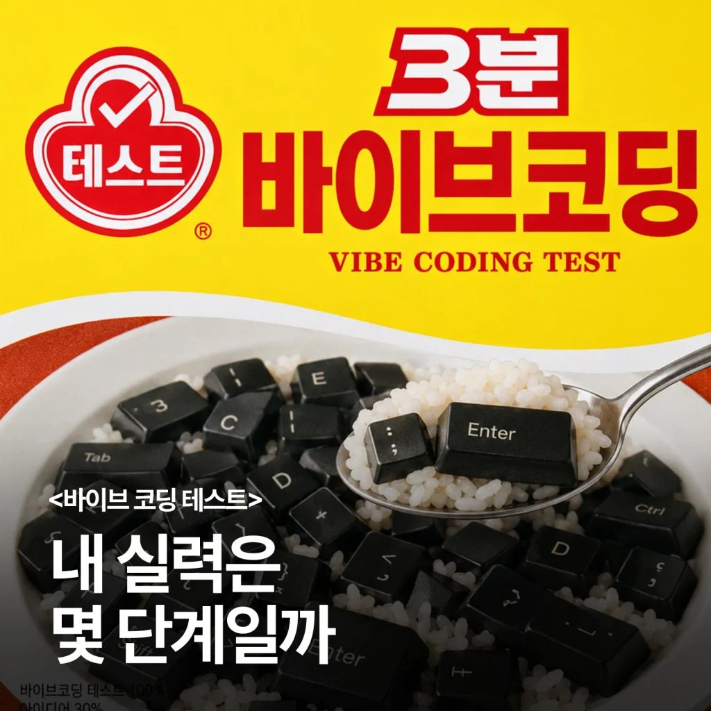바이브 코딩 셀프 테스트 6가지 비개발자 자가 진단 체크리스트 썸네일