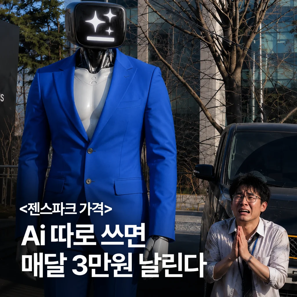 젠스파크 가격 요금제 비교 썸네일